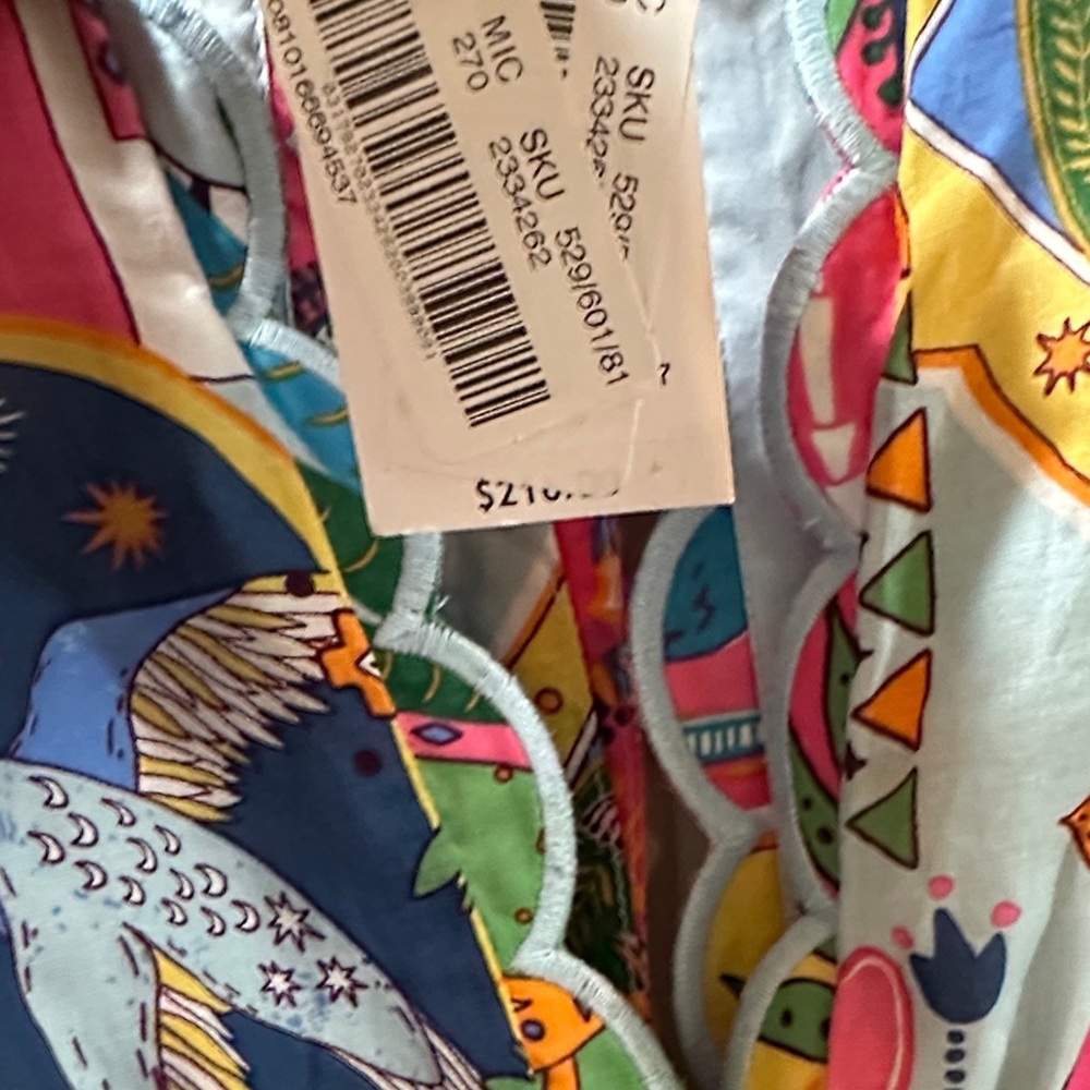 J.Marie Colorful Printed Midi Dress - Multi color size xs - Picture 2 of 4